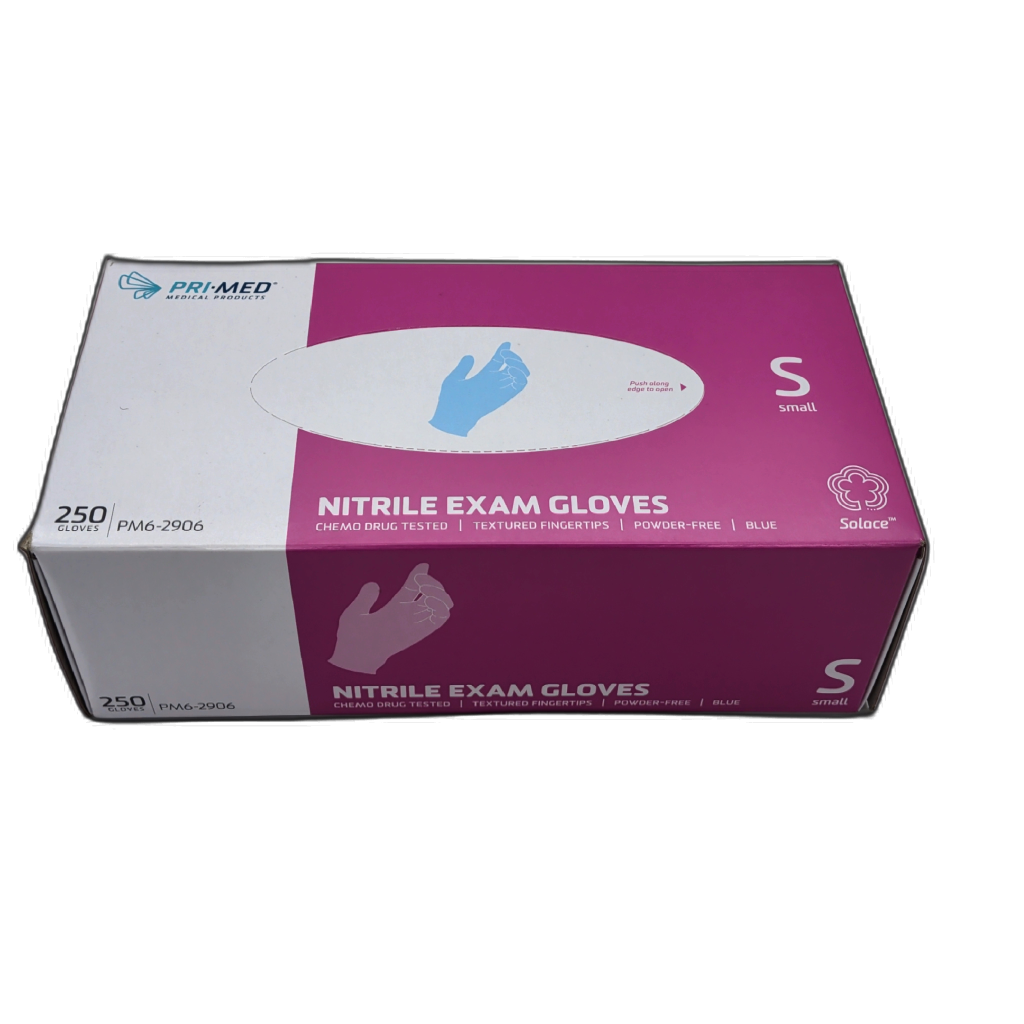 Blue Nitrile Gloves Small Powder-Free 250-Pack