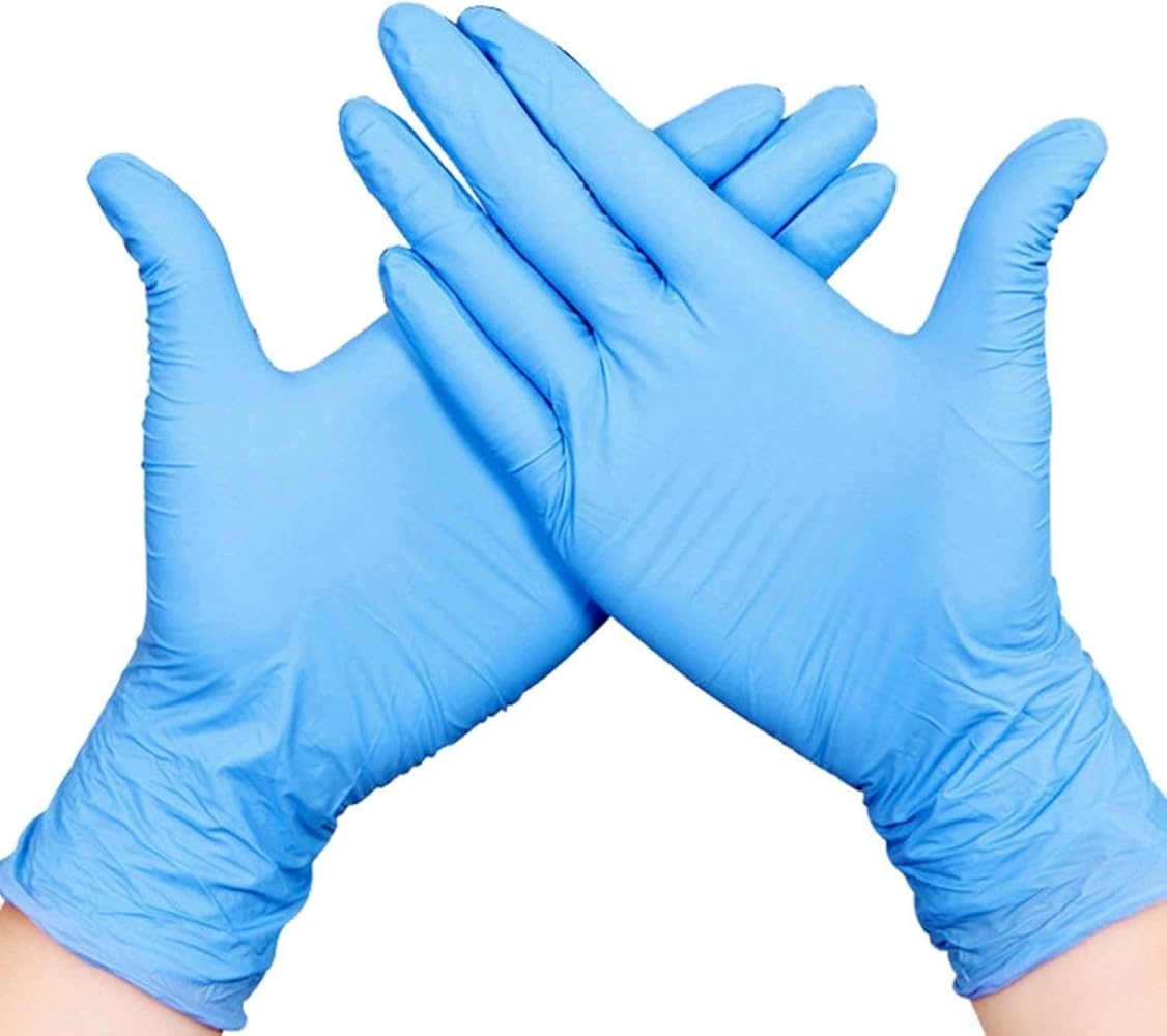 Blue Nitrile Gloves 100pk Large Powder Free