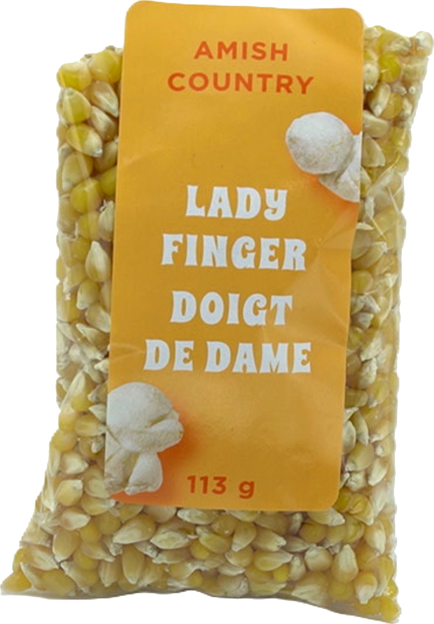 Amish Country Kernels Lady Finger Popcorn 113g