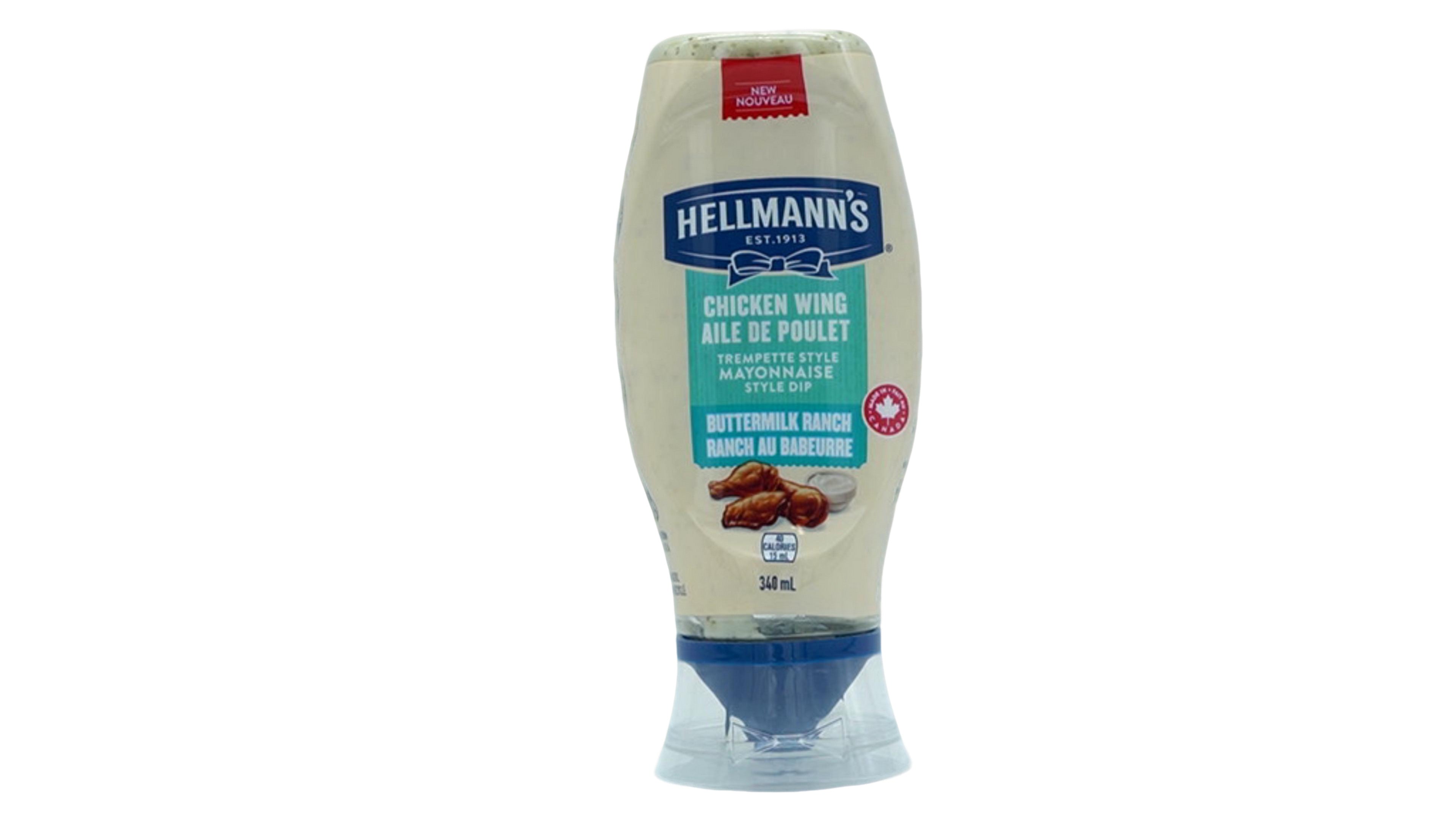 Hellmann's Buttermilk Ranch Mayo Chicken Wing Sauce 340mL