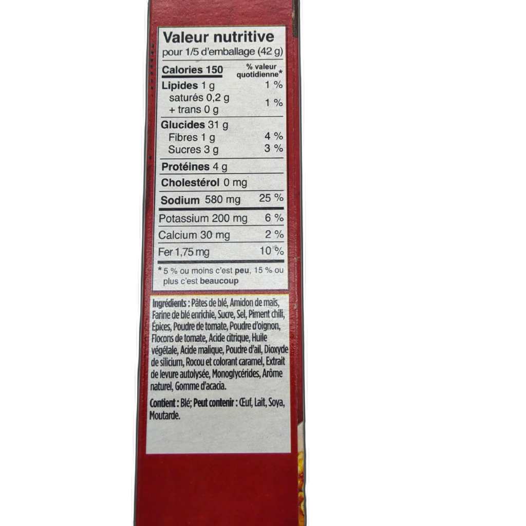 Hamburger Helper Chili Macaroni Pasta Dinner Kit, packaging detail