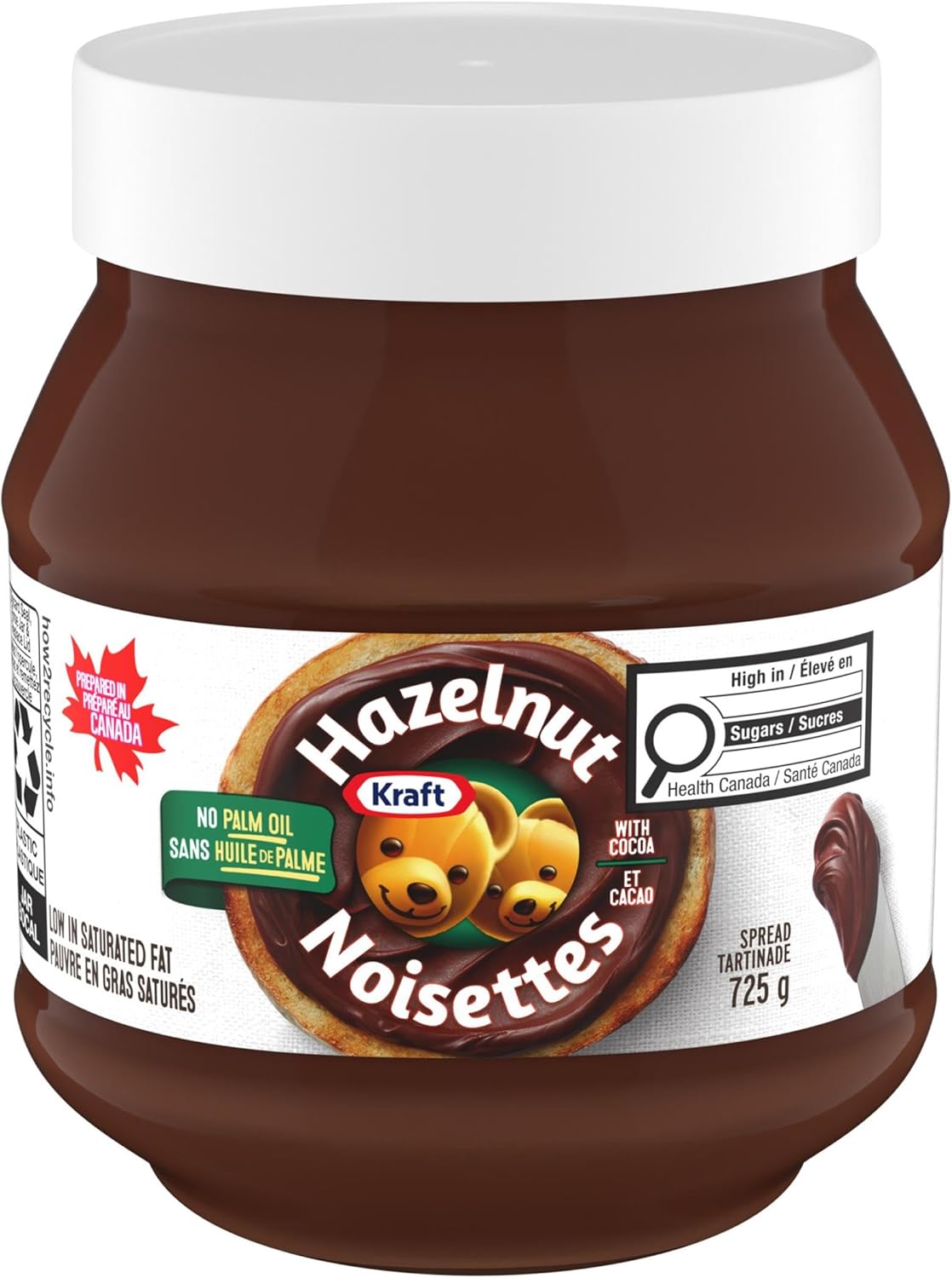 Kraft Hazelnut Spread 725g No Palm Oil
