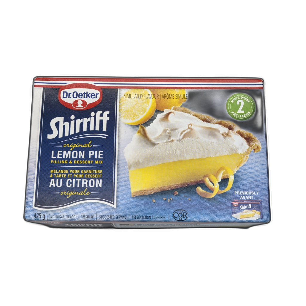 Shirriff Lemon Pie Filling and Dessert Mix 425g, Dr. Oetker