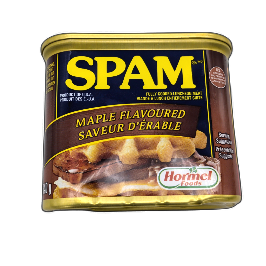 Spam Maple Flavoured Fully Cooked Luncheon Meat 340g