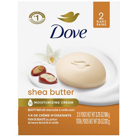 Dove Shea Butter Bar Soap 2-Pack 106g