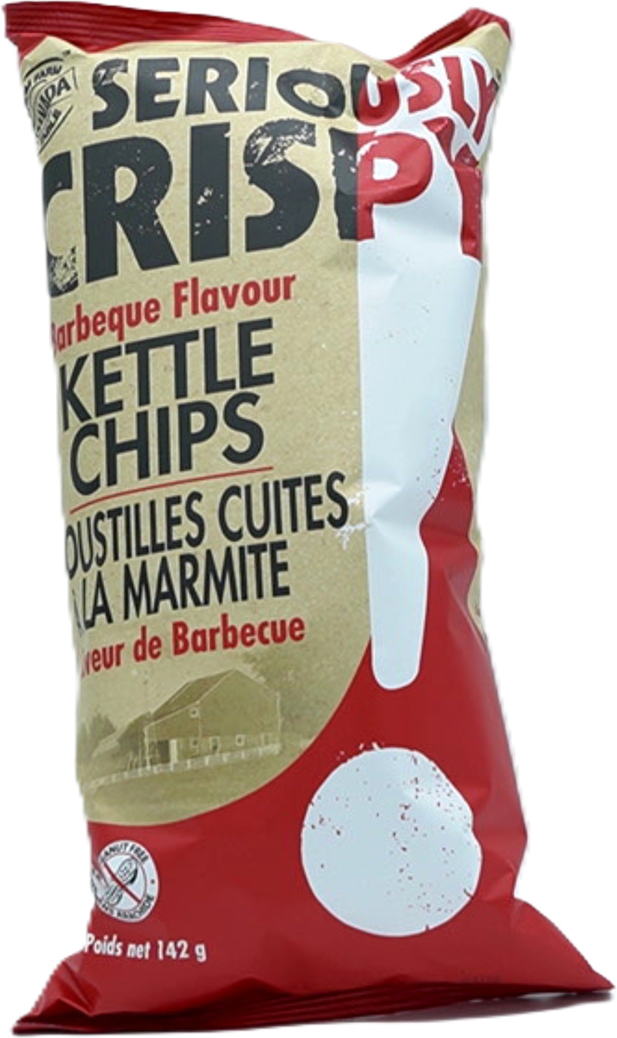 Kettle Chips Barbeque Flavour 142g. Seriously Crispy
