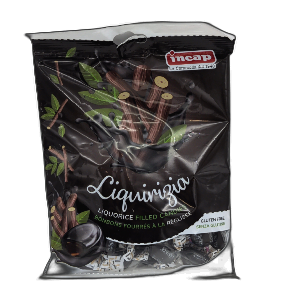 Incap liquorice filled candies 200g