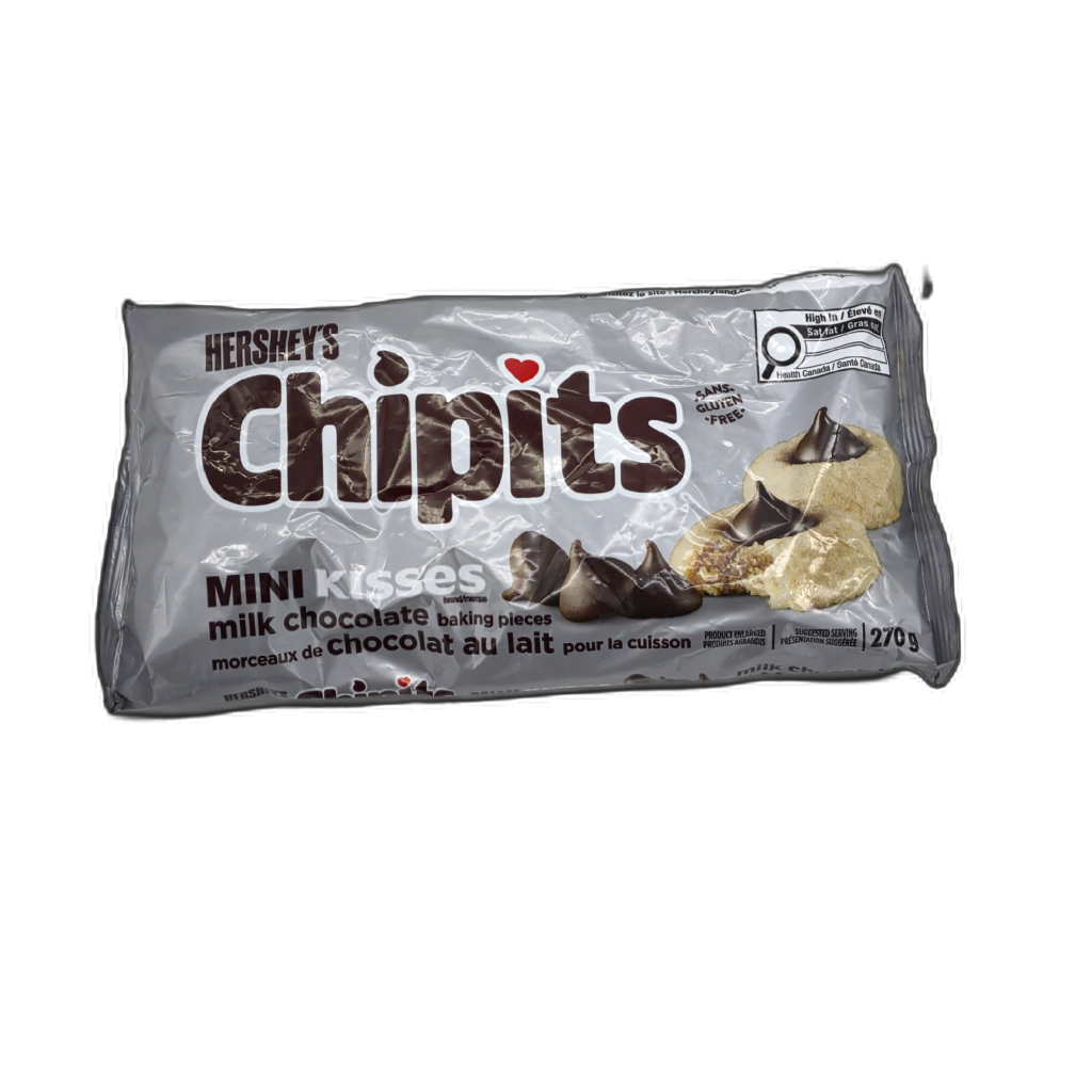 Hershey's Mini Kisses Chipits Milk Chocolate 270g.