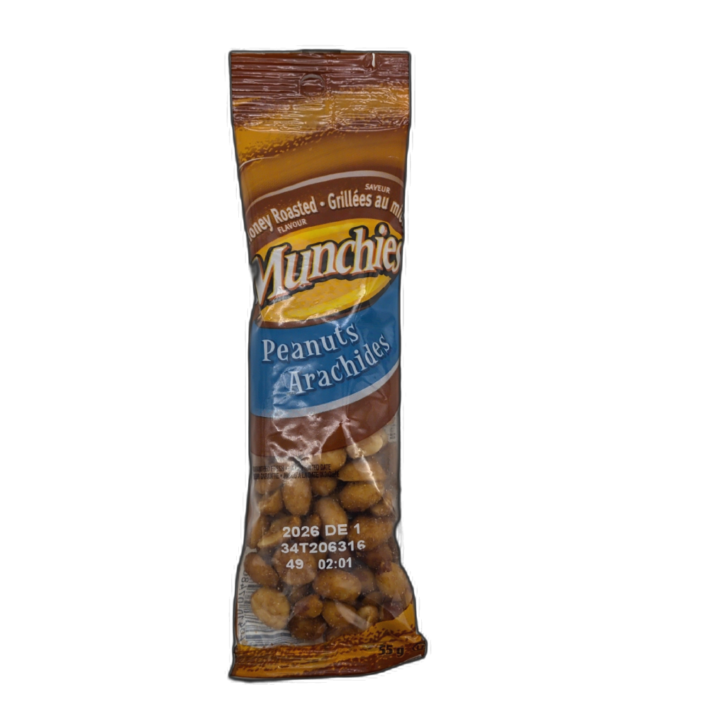 Munchies honey roasted peanuts 55g pack
