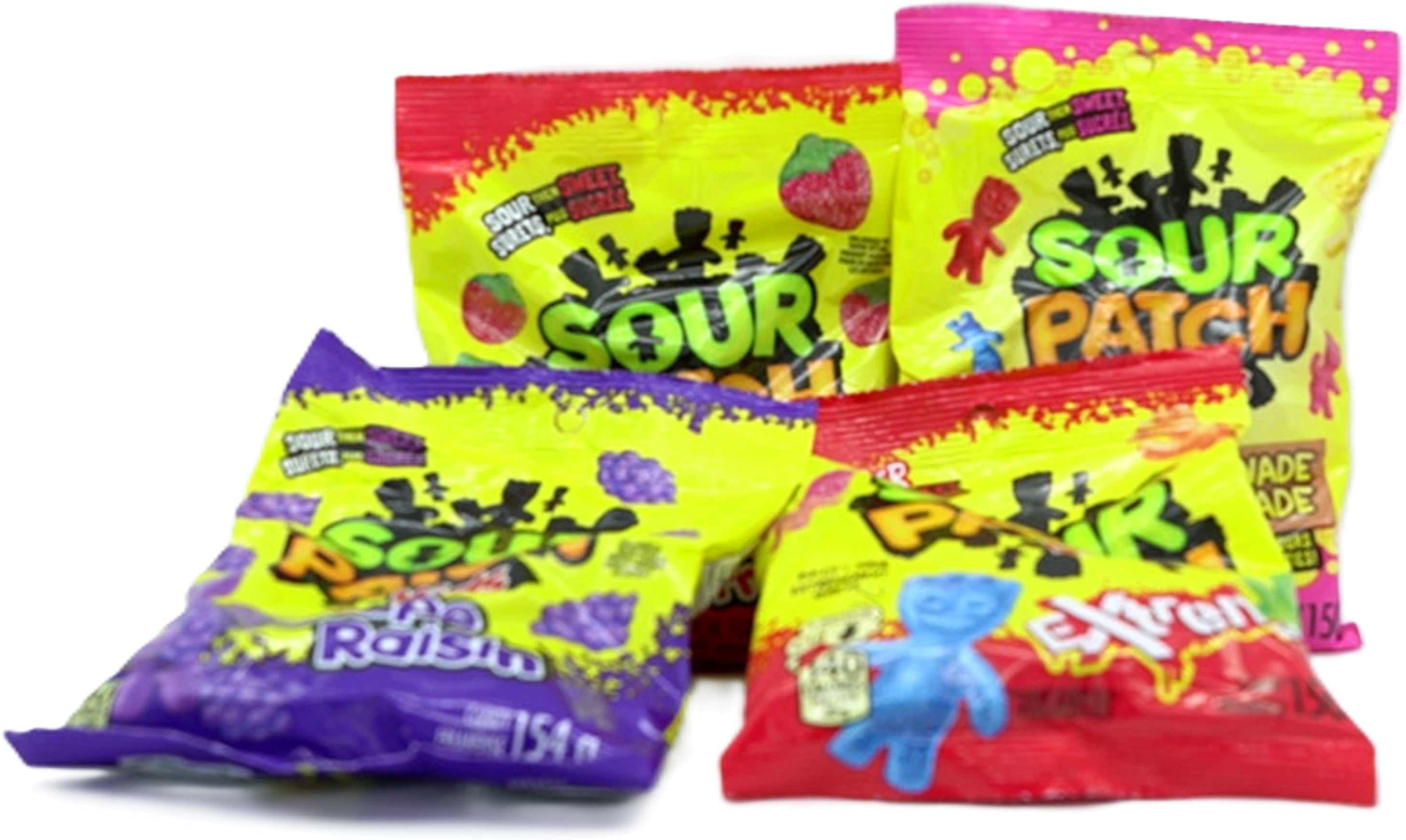 Sour Patch Kids Assorted Flavours Candy 150g Display