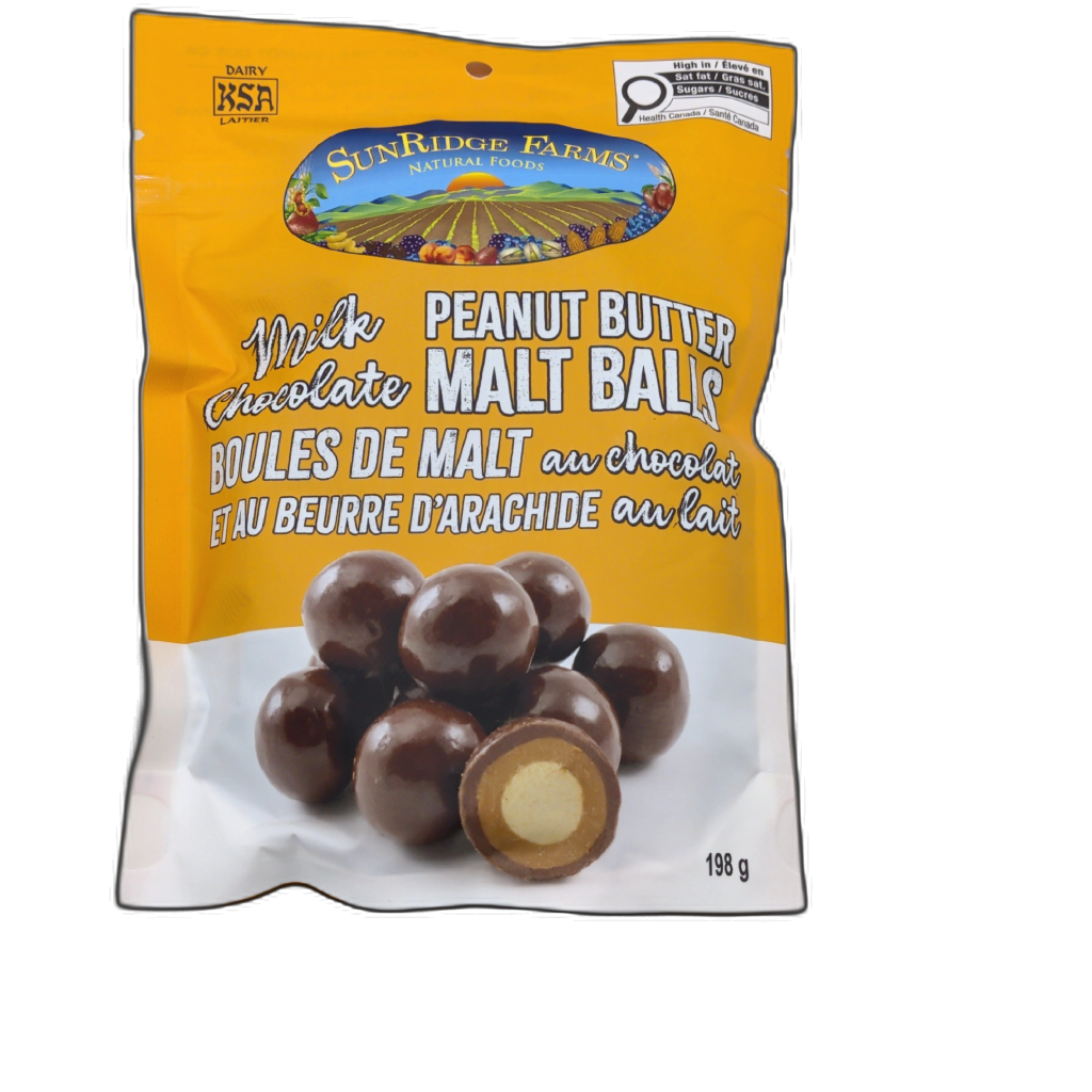 Sunridge Farms Milk Chocolate Peanut Butter Malt Balls 198g