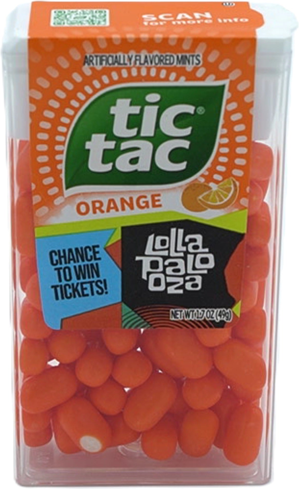 Tic Tac Orange Flavored Mints 49g