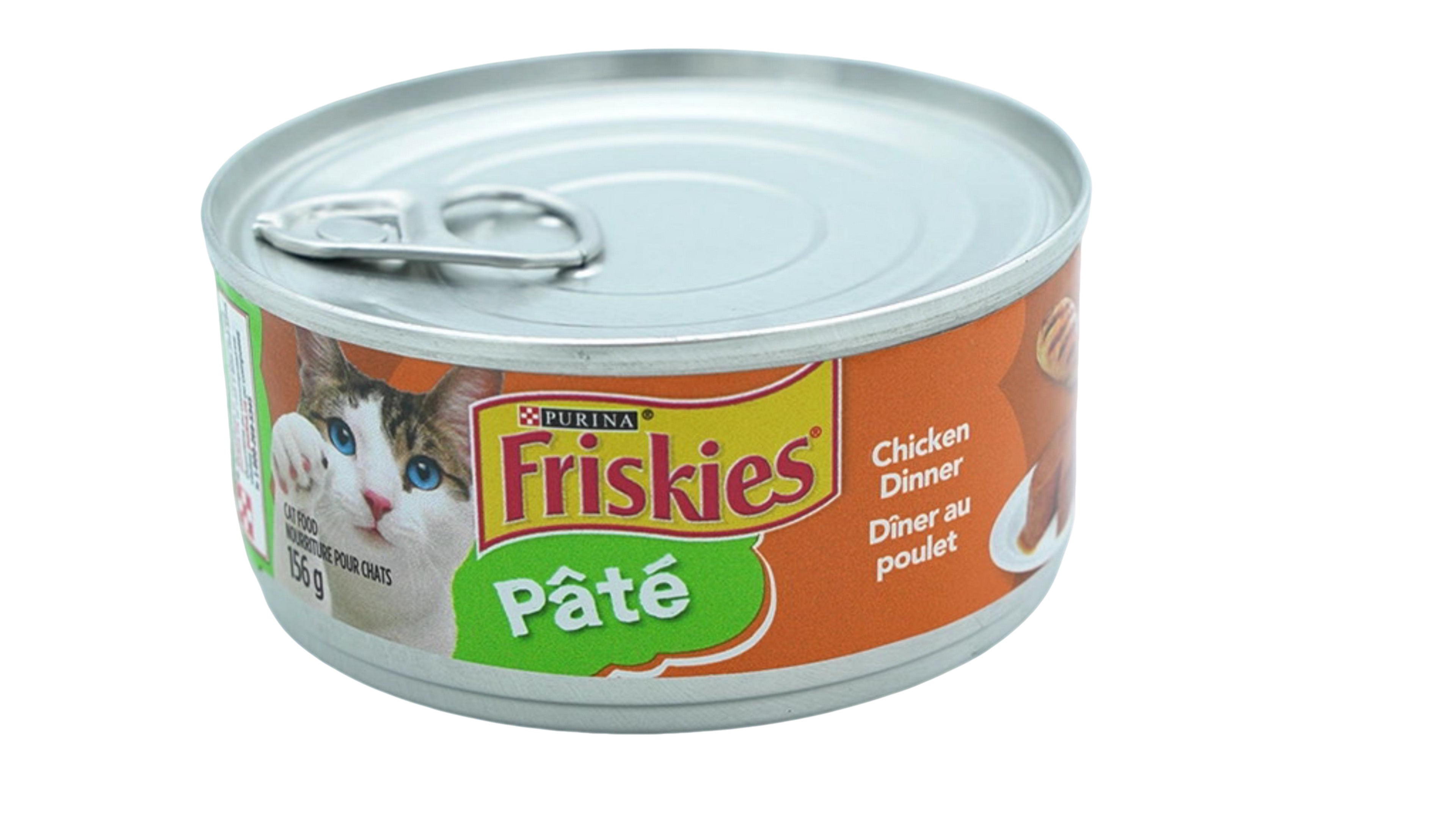 Friskies Chicken Pate Wet Cat Food 156g Can