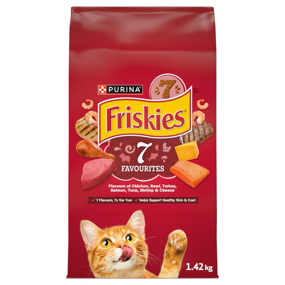 Purina Friskies 7 Favourites Cat Food 1.42kg