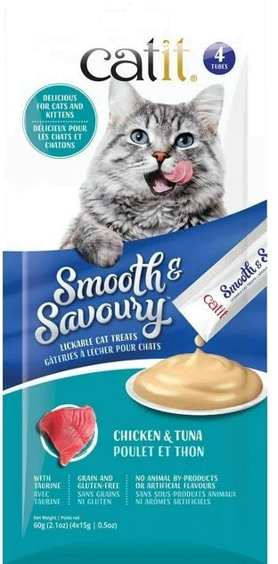 Catit Lickable Cat Treats Chicken & Tuna 60g