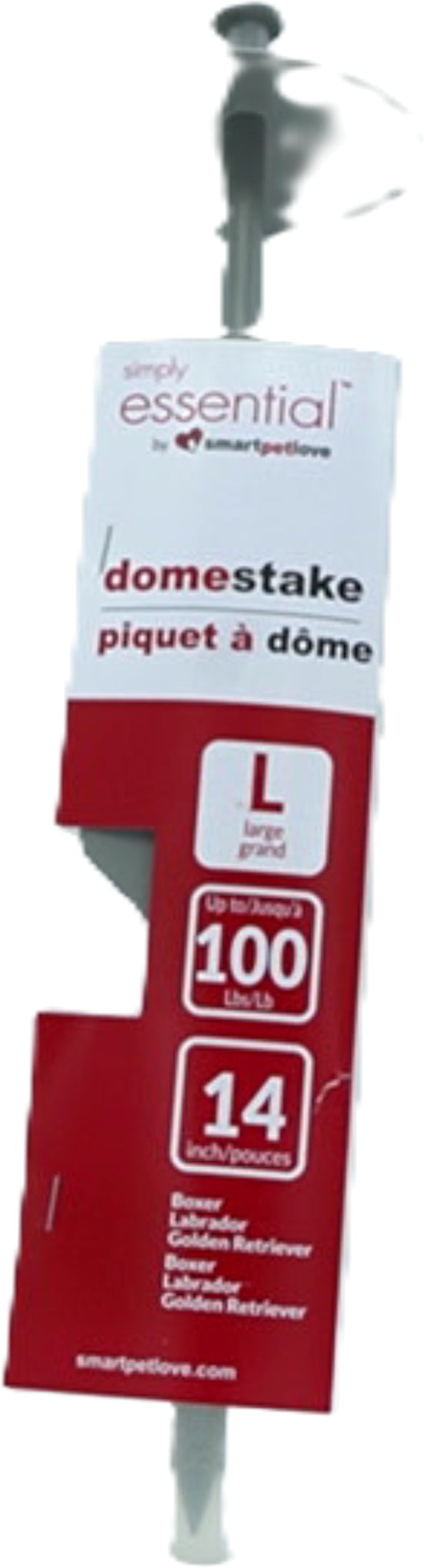 Dome Tie Down Stake 14in for Dogs Up To 100lb