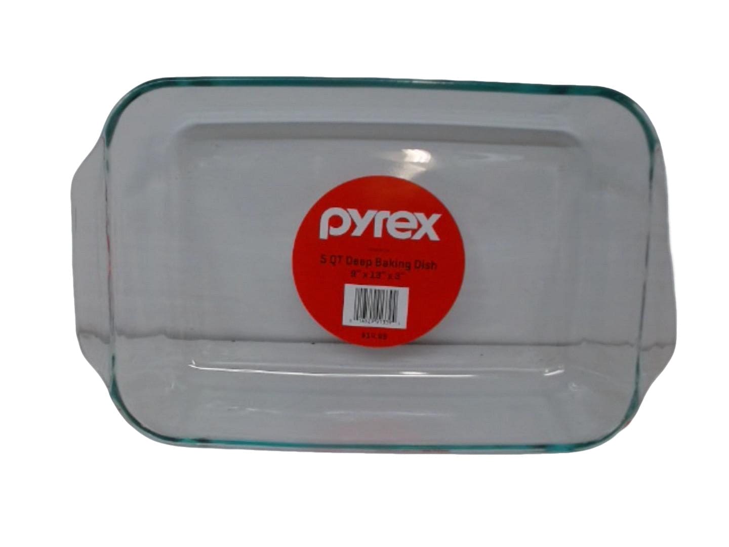 Baking Dish 5qt. 9 x 13 x 3 Glass Pyrex Deep