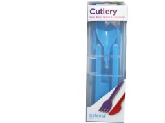 Sistema To Go Plastic Cutlery Set in assorted colours