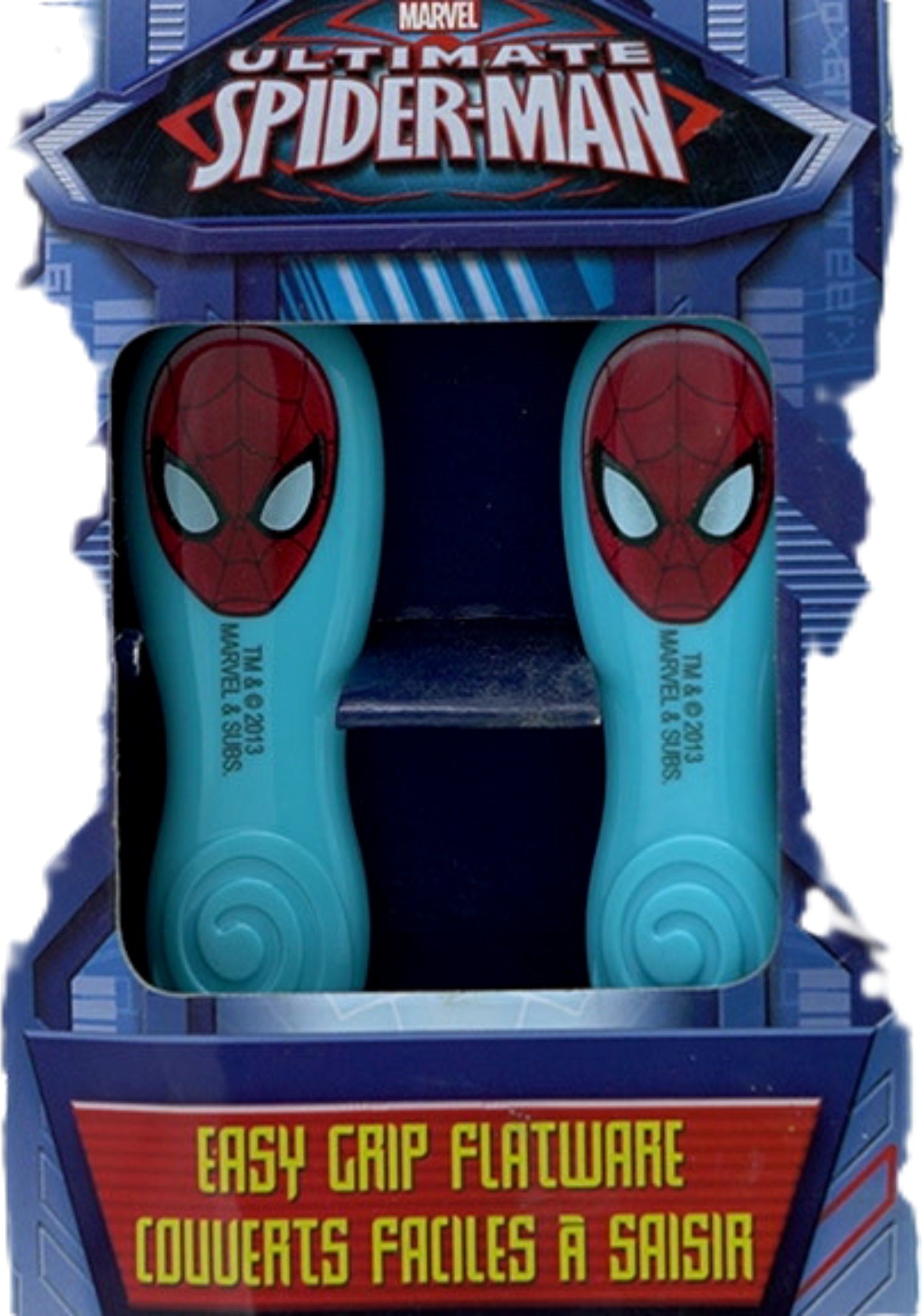 Spiderman Easy Grip Flatware Set 2pc Kids Utensils