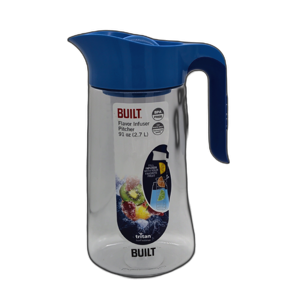 Flavor Infuser Pitcher 91oz. Built Tritan Blue