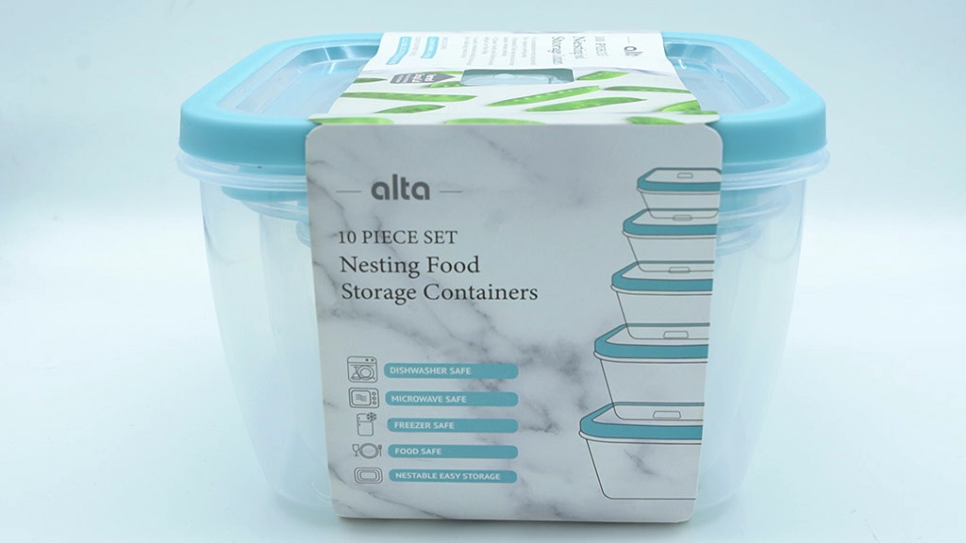 Nesting Food Storage Containers 10pc Set - Alta