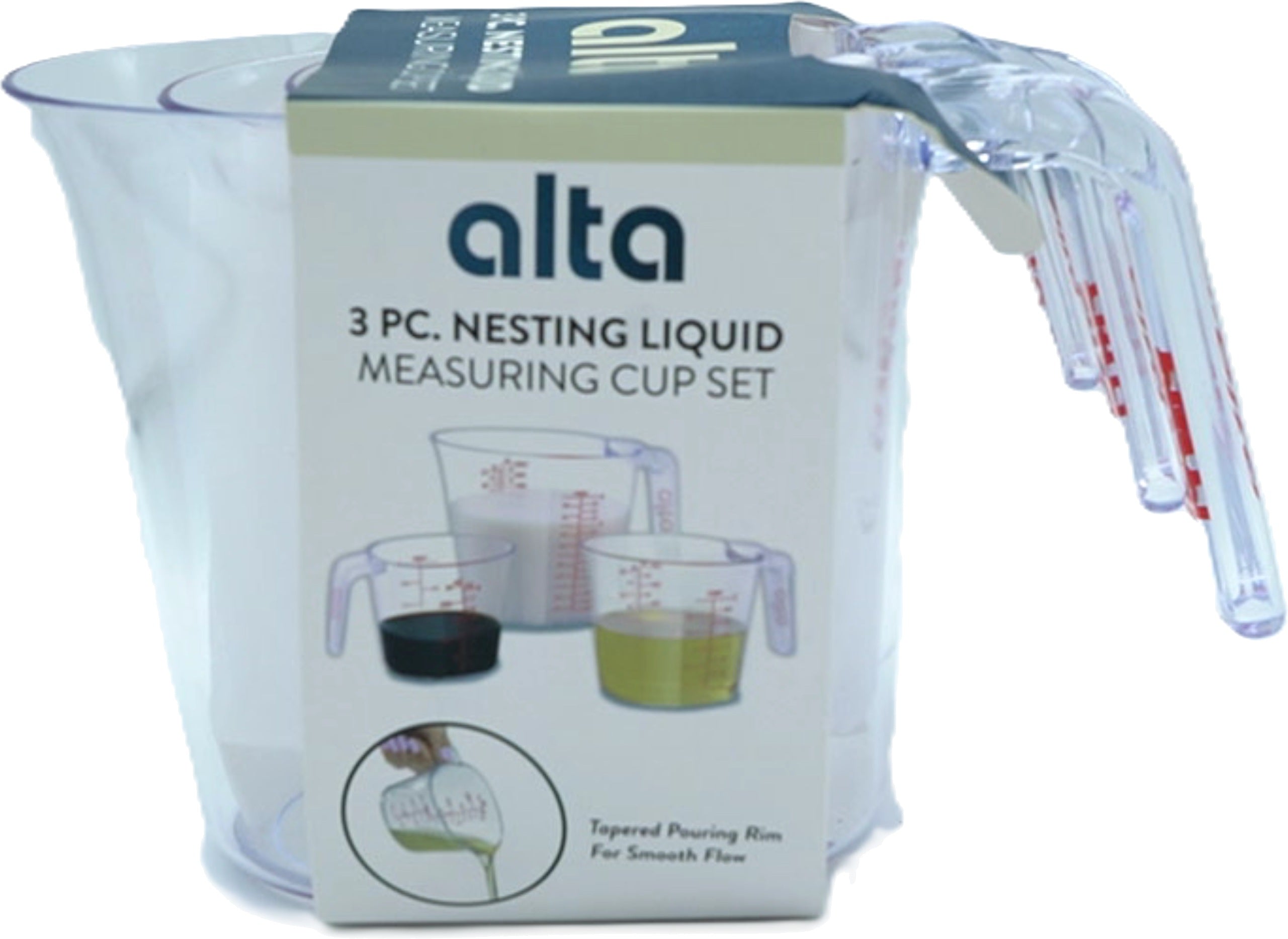 Nesting Liquid Measuring Cup Set 3pc - Alta