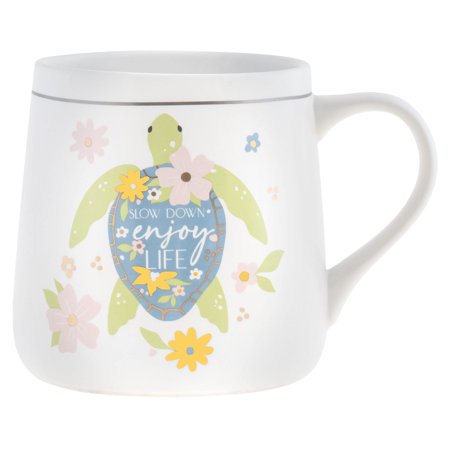 Flora Mug Turtle Design 16oz