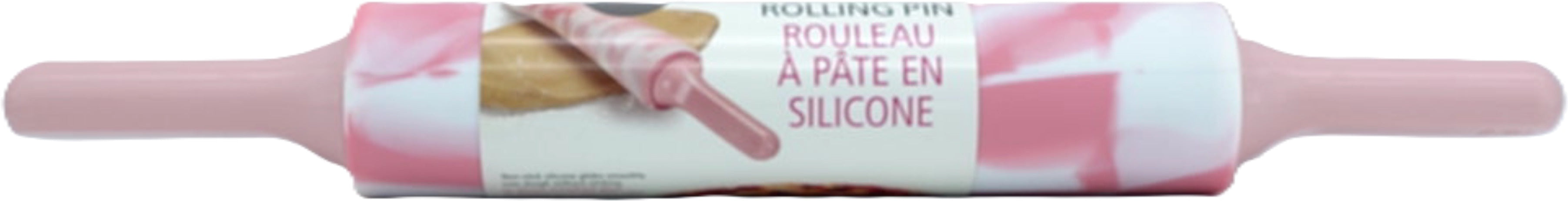 Joie Silicone Rolling Pin 18in Pink Non-Stick