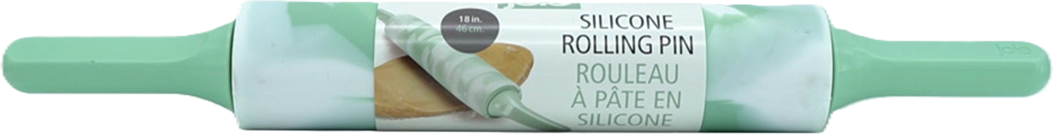 Joie Silicone Rolling Pin 18in Green Non-Stick