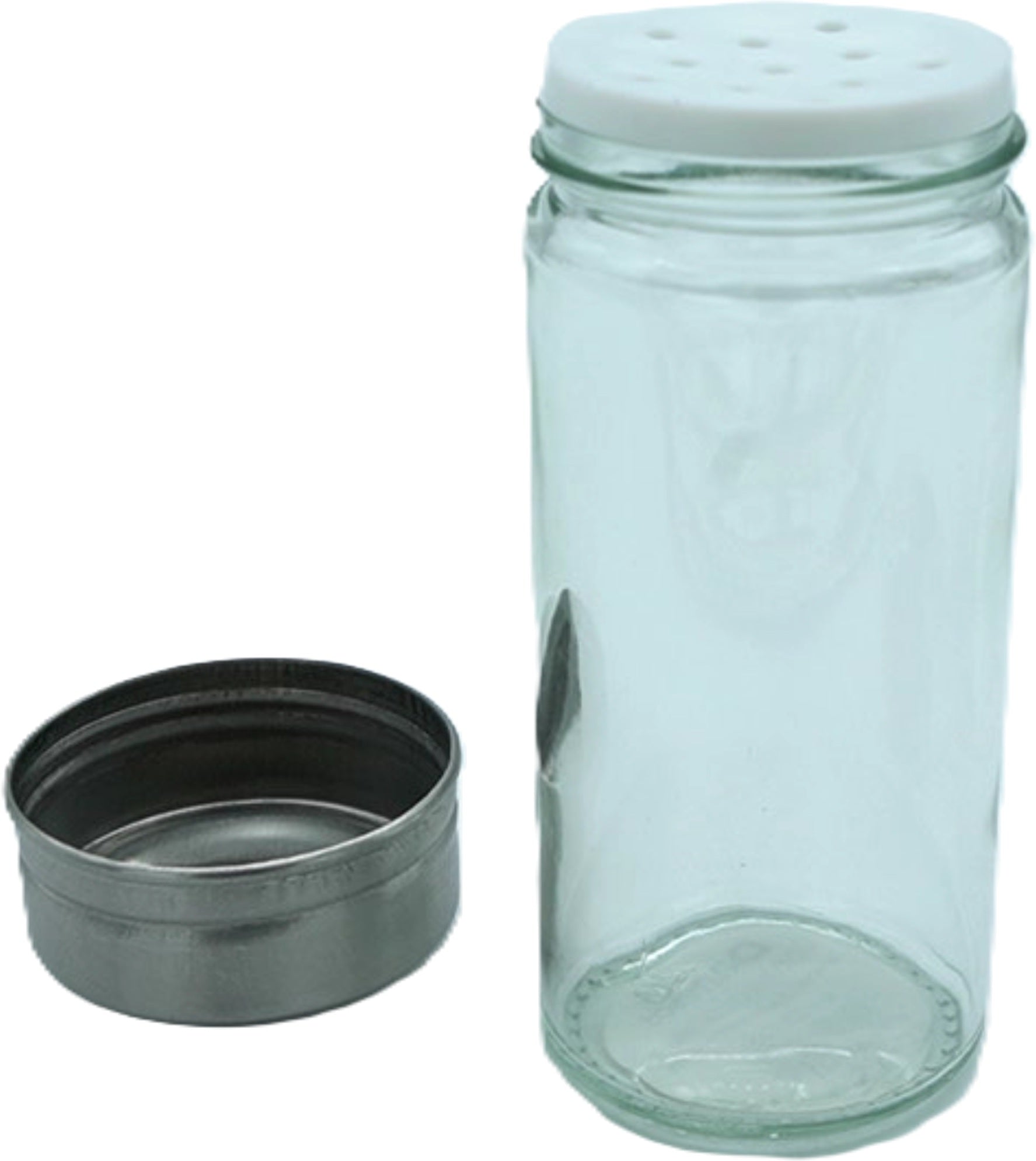 Glass Spice Jar with Stainless Steel Lid