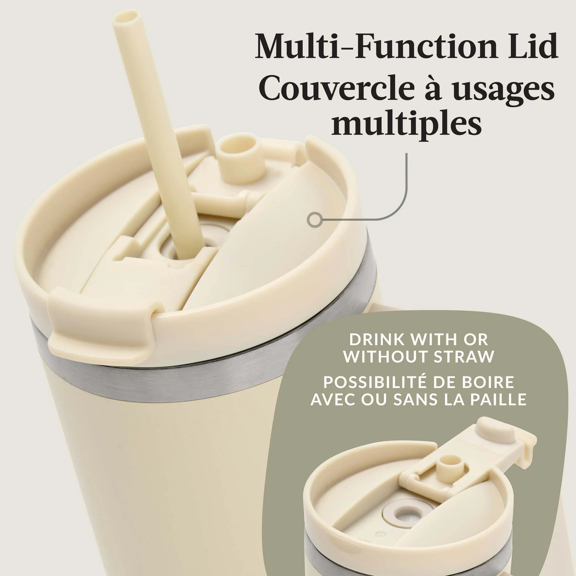 Contigo Streeterville 30oz Matte Oatmilk Tumbler