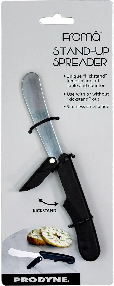 Prodyne Stand-Up Spreader Knife Black Handle