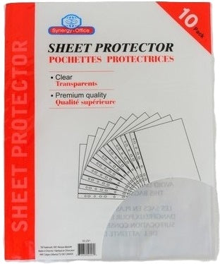 Page Protectors 10 Pack - Clear Sheet Protectors