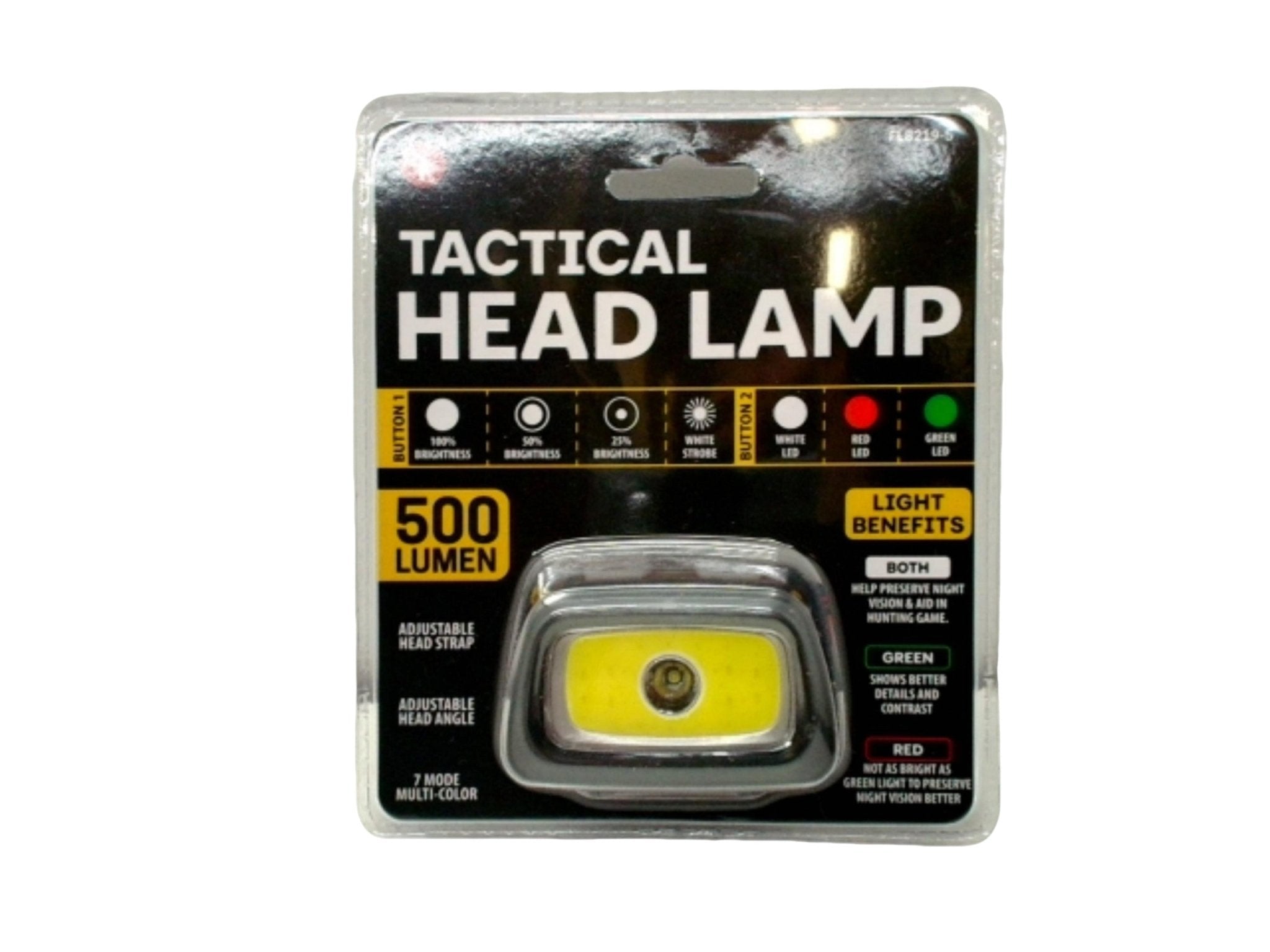 500 Lumen Tactical Headlamp - Adjustable Strap LED Light - Brantford Surplus