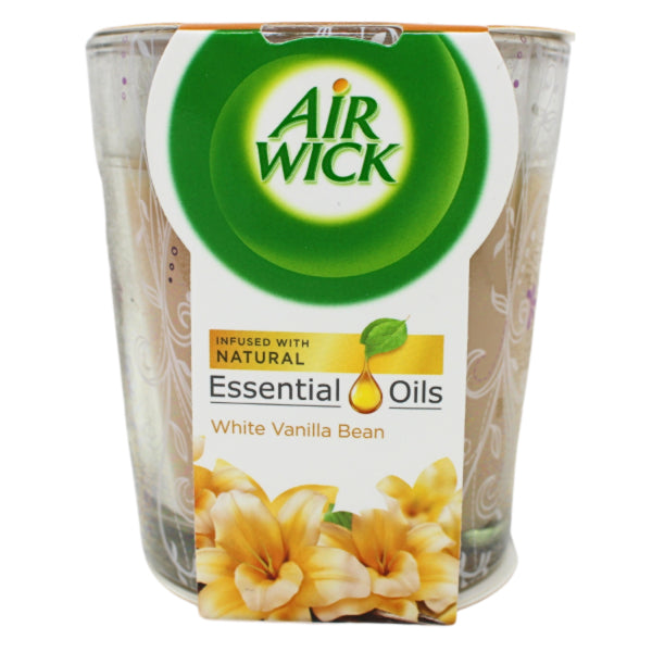 Airwick White Vanilla Bean Scented Candle 105g