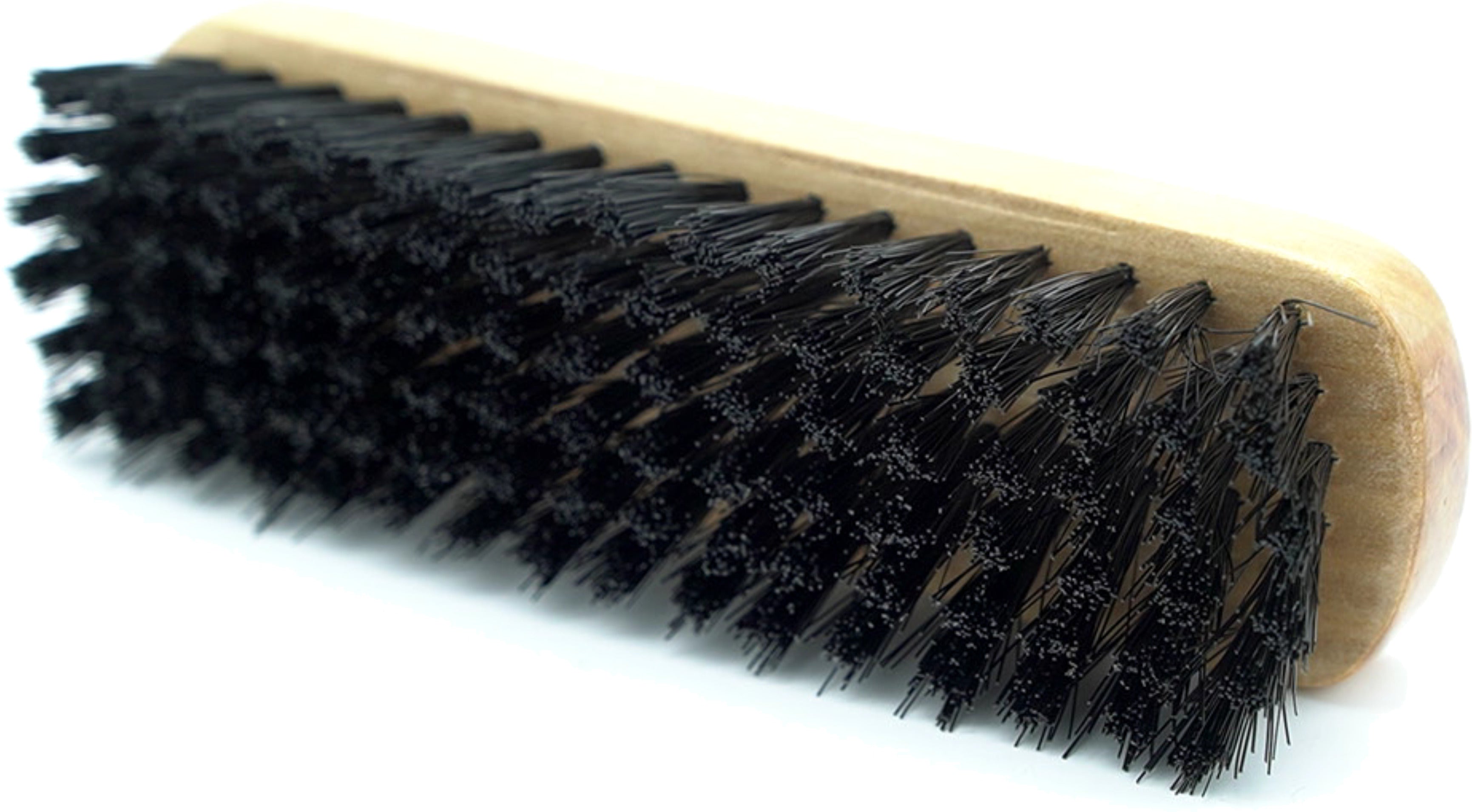 Nylon Shoe Brush with Wooden Handle
