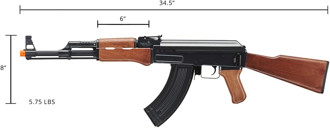Lancer Tactical Gen2 AK-47 Airsoft Rifle w/ Battery and Charger