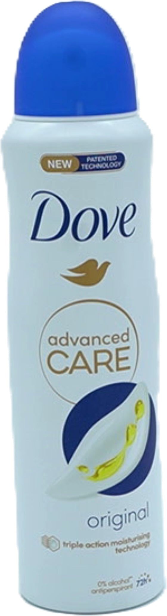 Dove Original Antiperspirant Spray 150mL 72h Protection