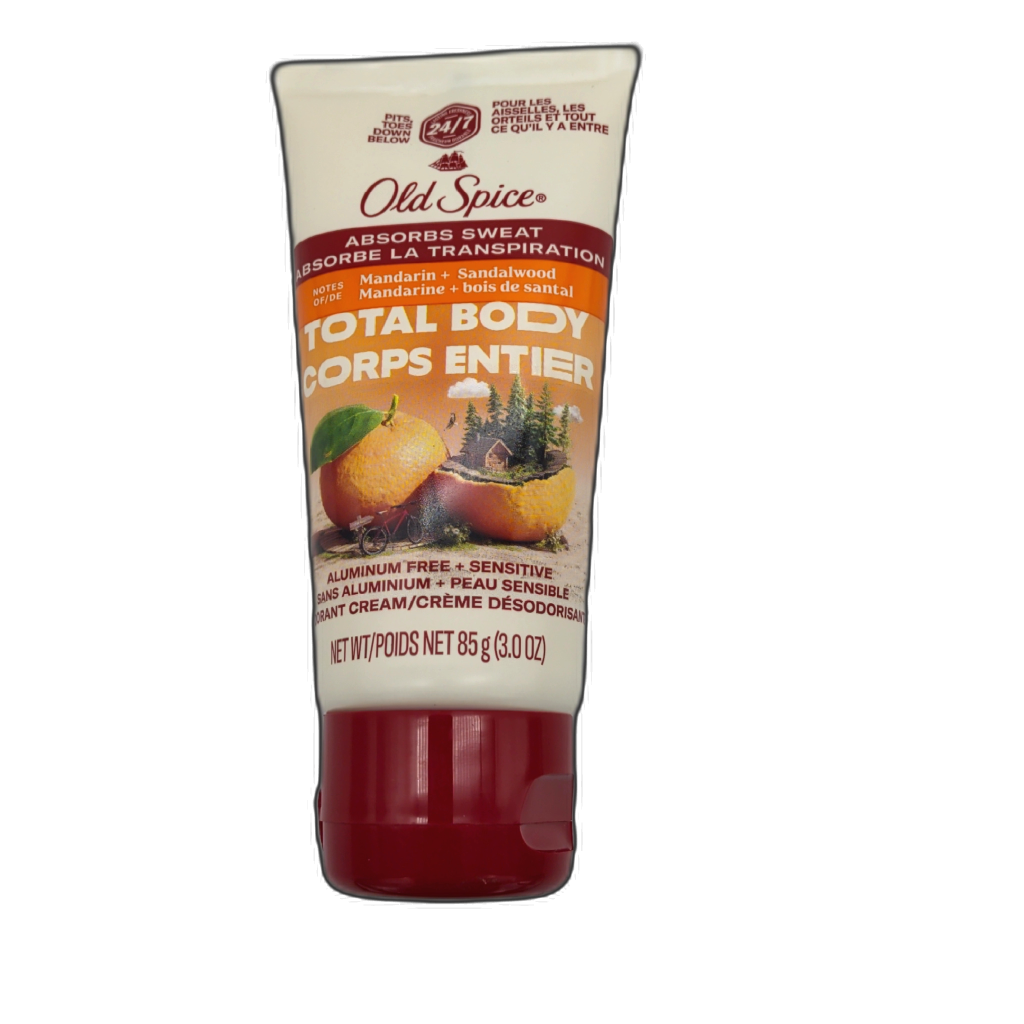 Old Spice Total Body Deodorant Cream Mandarin Sandalwood