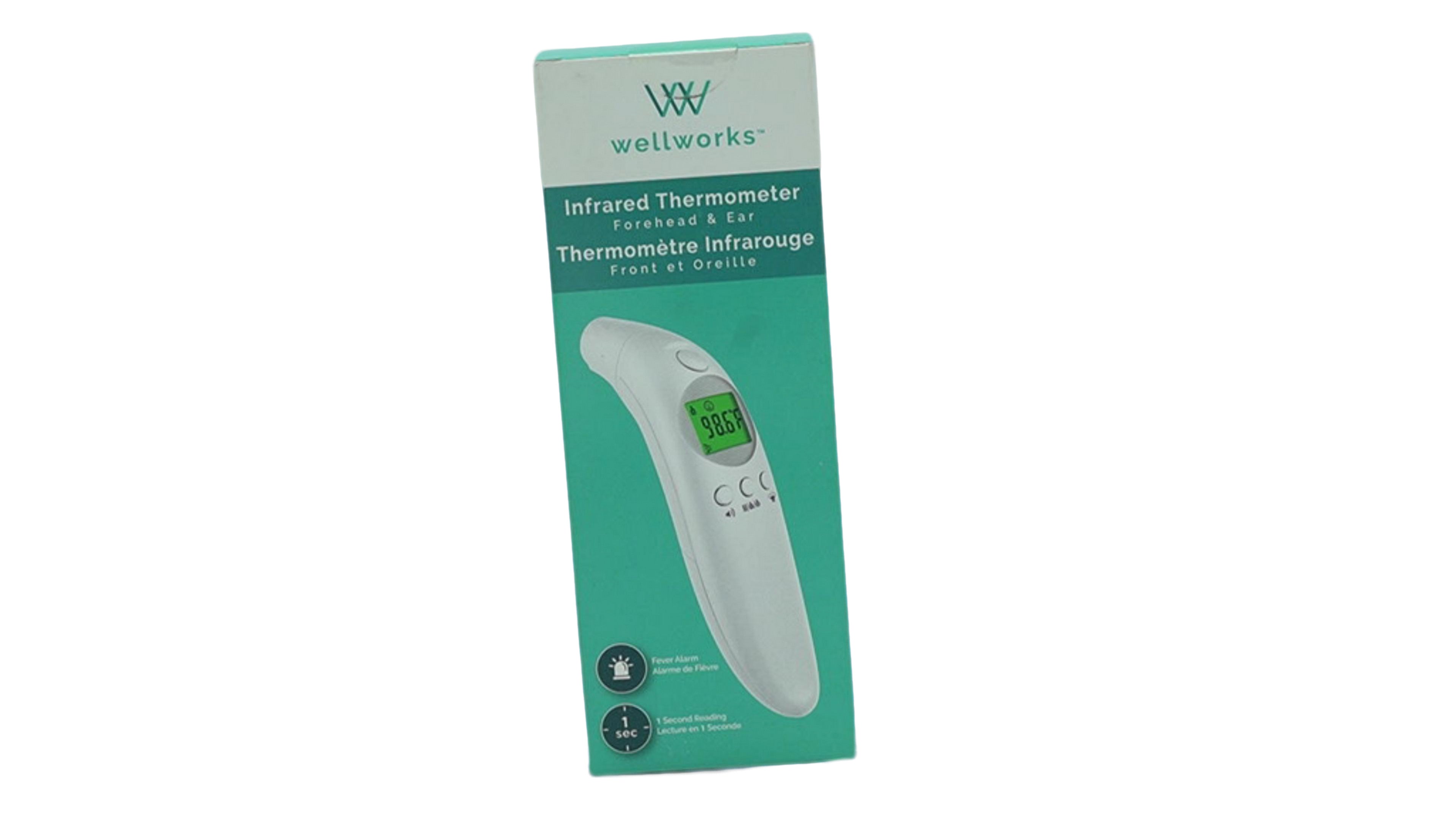 Wellworks Infrared Forehead & Ear Thermometer - Digital Accurate