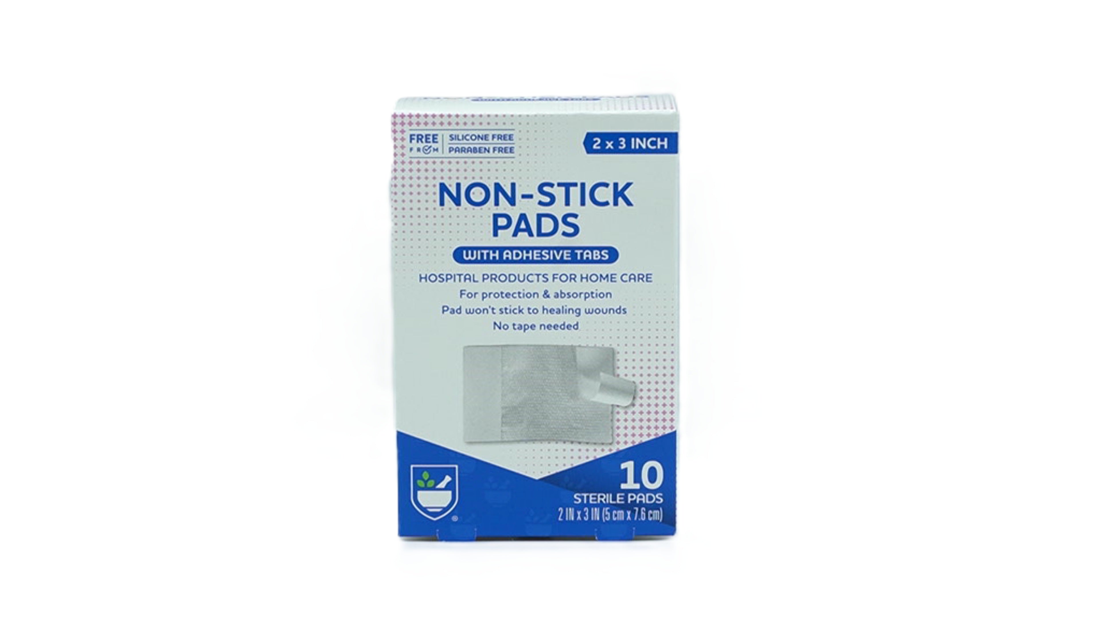 Rite Aid Non-Stick Adhesive Pads 2x3in 10 Pack