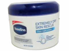 Vaseline Extremely Dry Skin Rescue Overnight Cream 201g tub