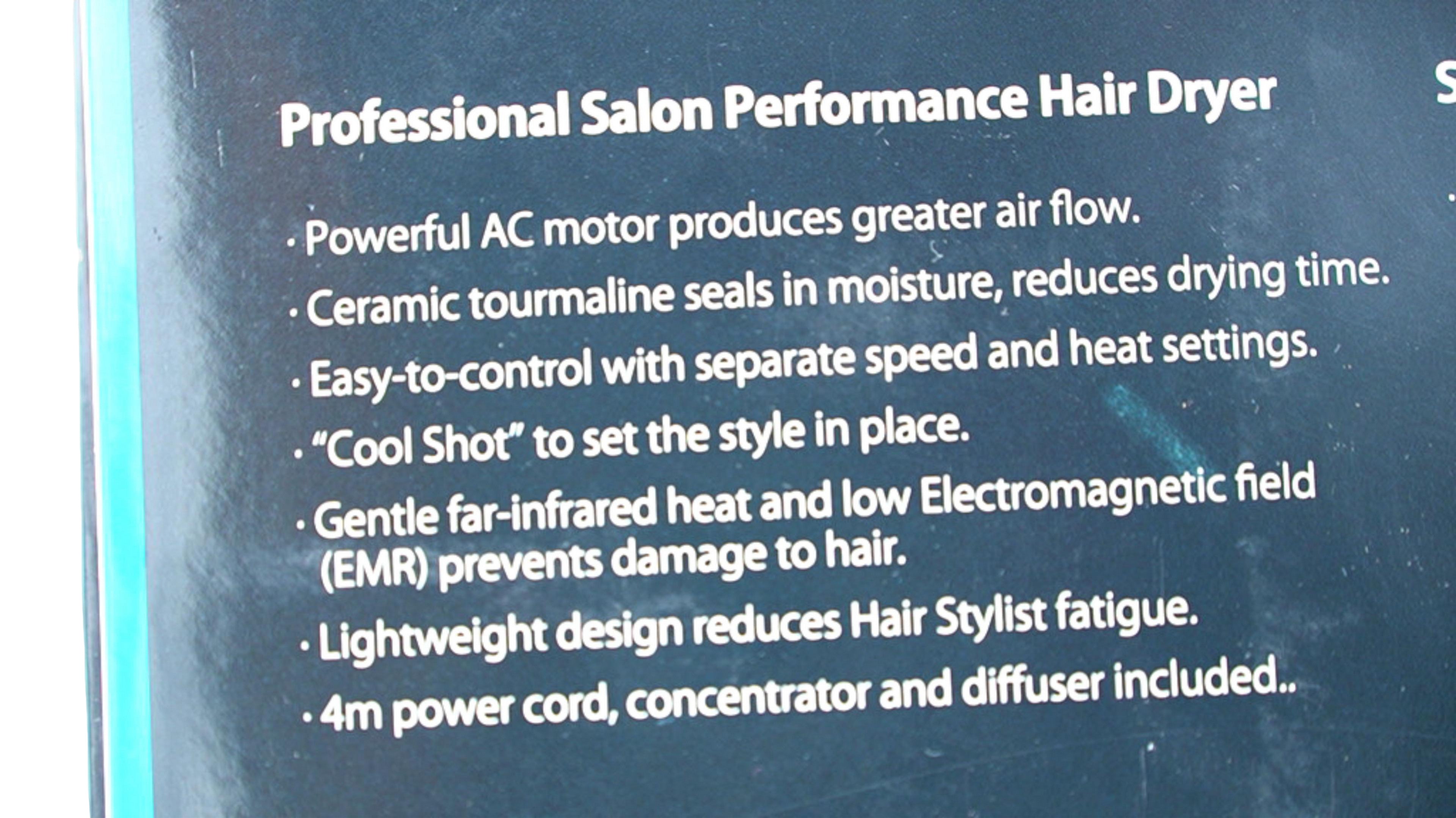 Pro Sessions Fixx High Performance White Hair Dryer