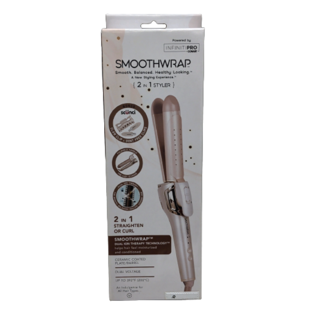 Infiniti Pro 2-in-1 Smoothwrap Straightener Curler