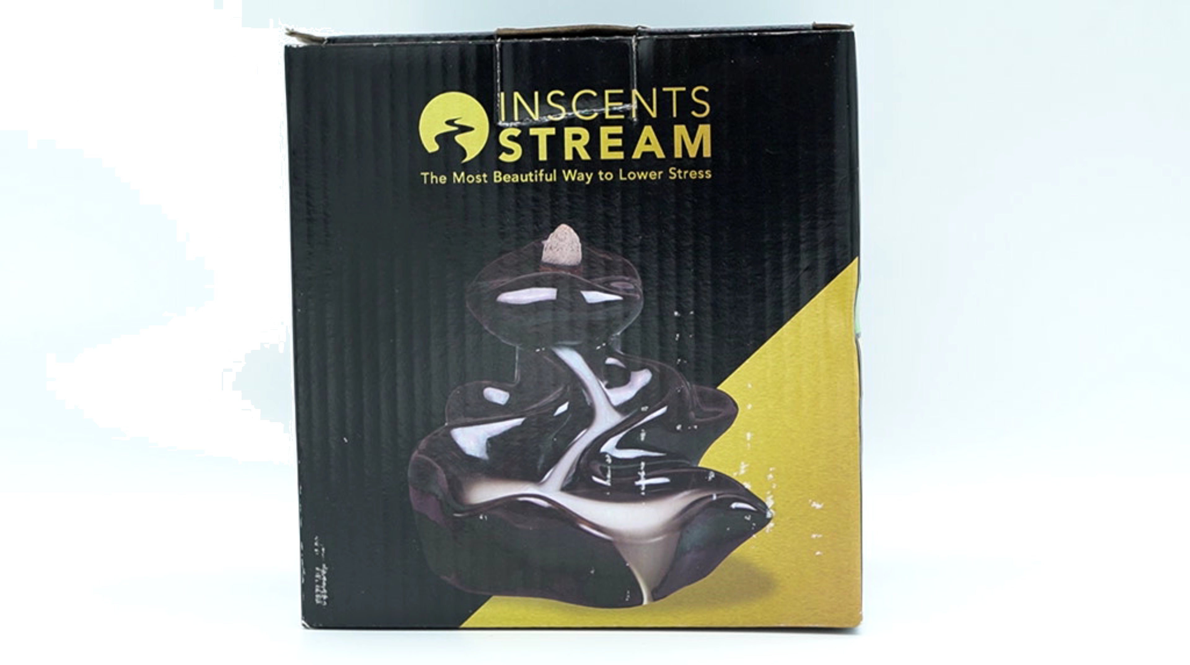 Inscents Ceramic Incense Cone Holder with 10 Cones