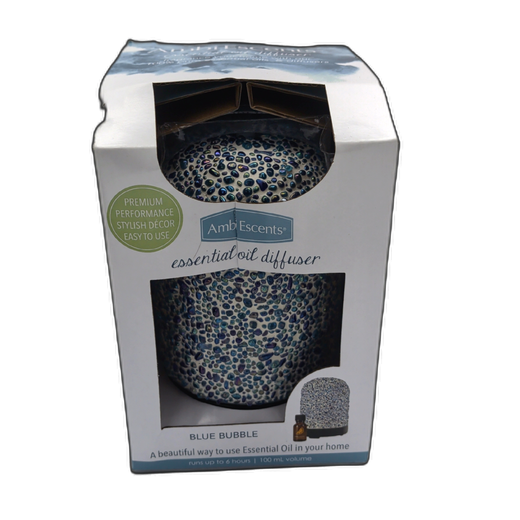Essential Oil Diffuser 100mL Blue Bubble Ambi Escents