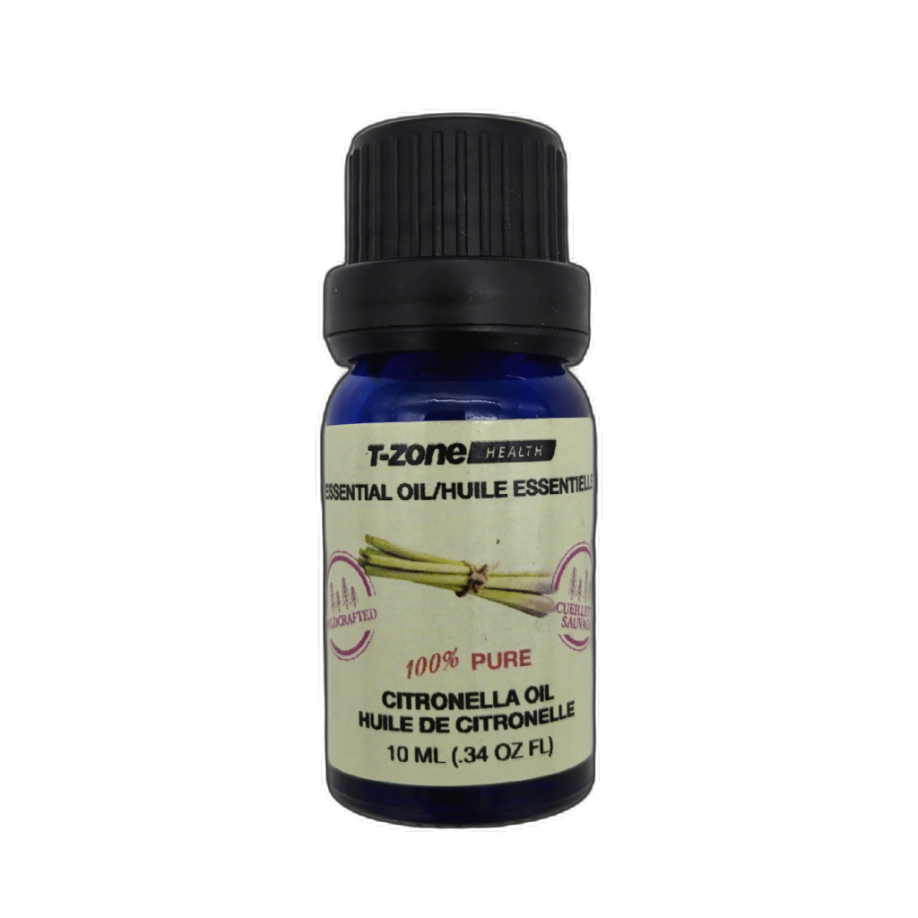 T-Zone Citronella Essential Oil 10ml bottle