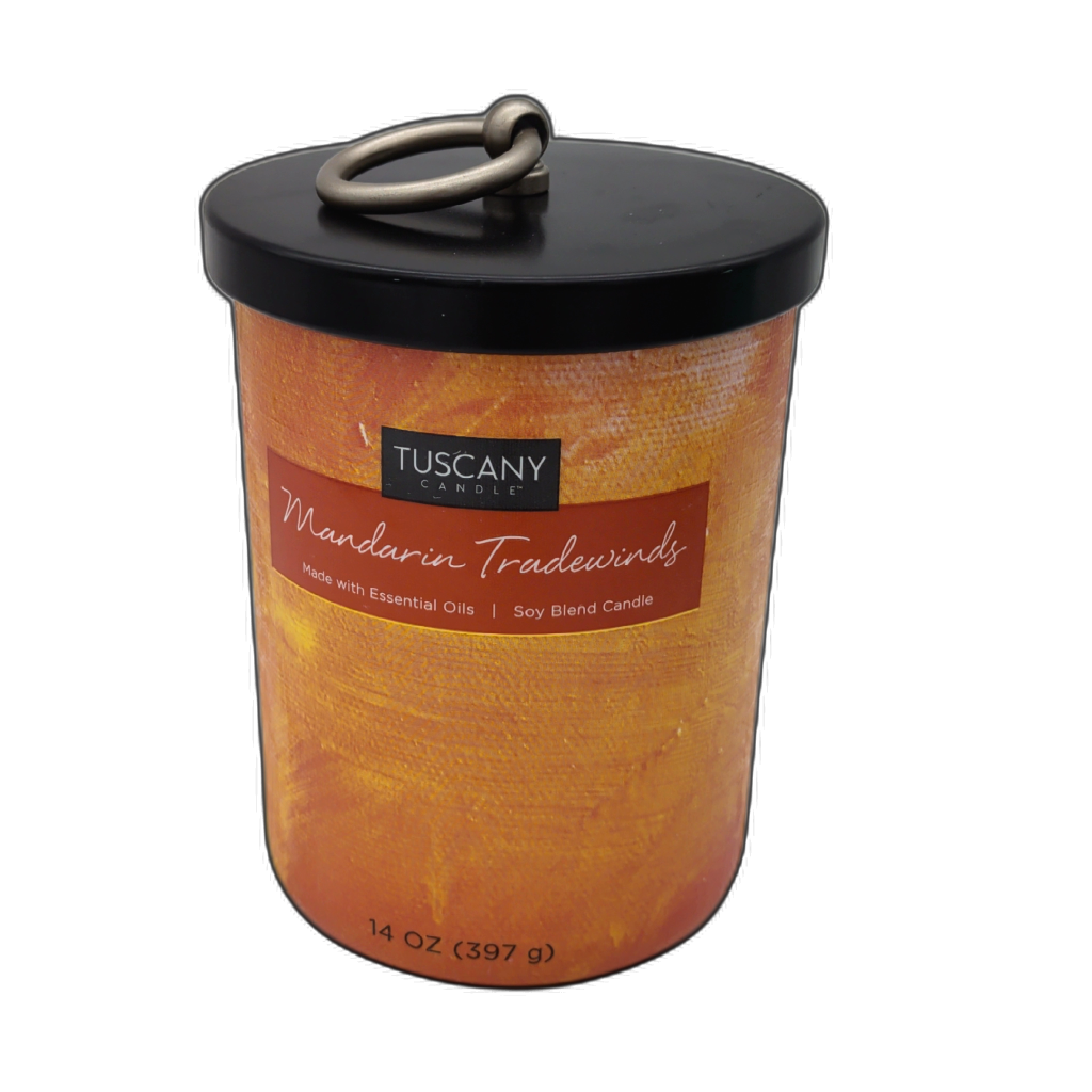 Tuscany Mandarin Tradewinds 14oz Scented Jar Candle