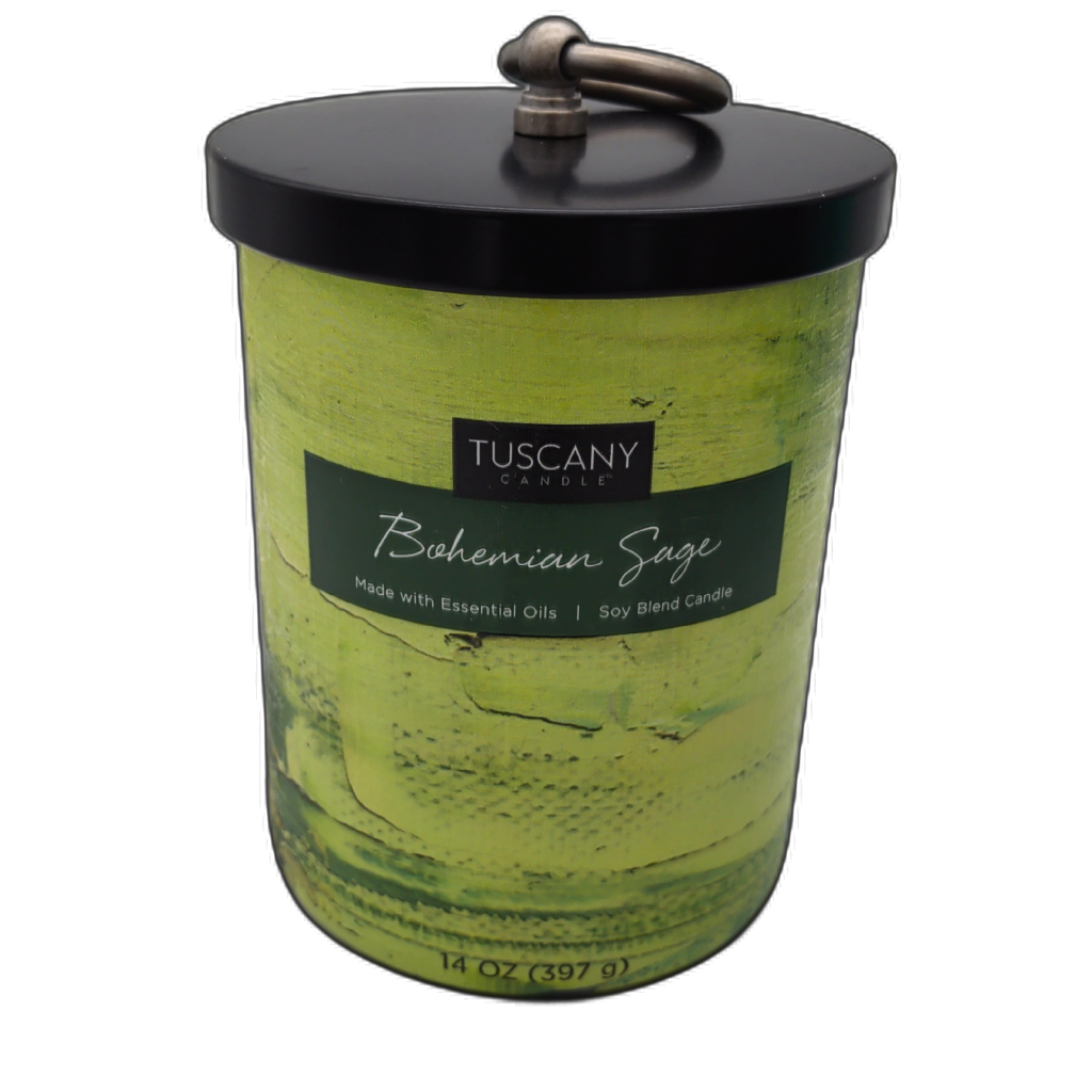 Tuscany Bohemian Sage 14oz Scented Jar Candle