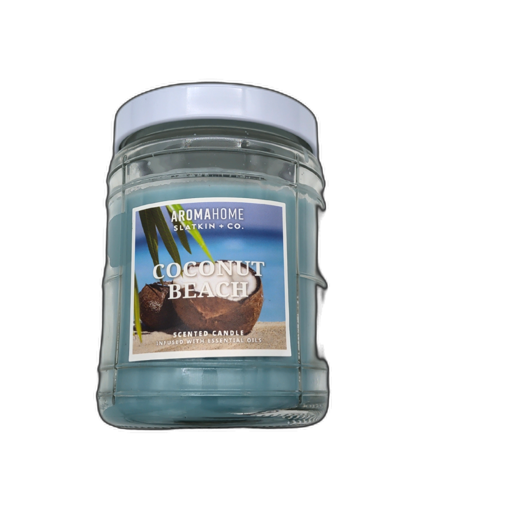 Aromahome Coconut Beach Jar Candle 16oz
